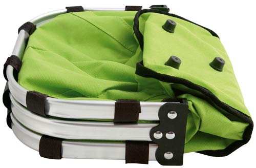 Skládací košík zelený