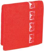 Ručník Fraza 50 x 90 cm, červený