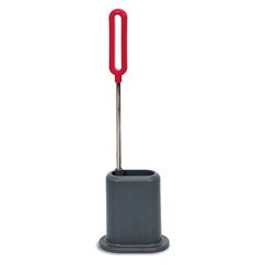 Silikonová štětka na wc s nepřilnavým povrchem 6781 + nerezová rukojeť Silikonová štětka na wc s nepřilnavým povrchem 6781 + nerezová rukojeť